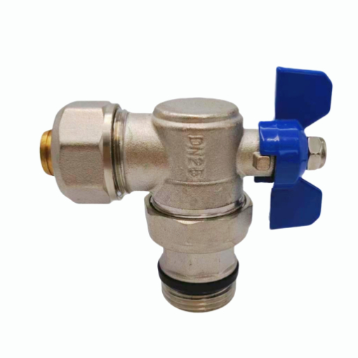 Aluminom-plastic ọkpọkọ mpụga mkpakọ njikọ akụkụ valvụ