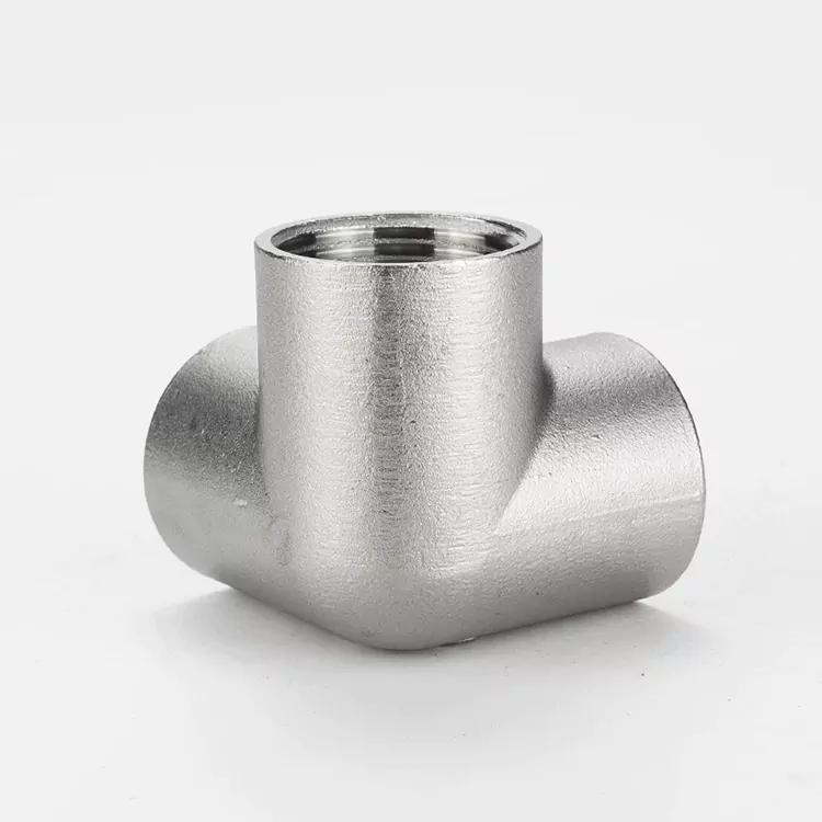 BSP igwe anaghị agba nchara 3D Tee Pipe Fitting