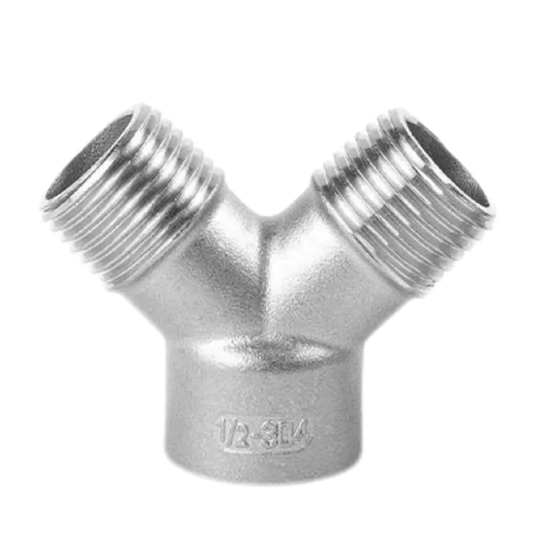 BSP igwe anaghị agba nchara nwanyị-Nwanyị-Nwoke Y-Ụdị Pipe Tee