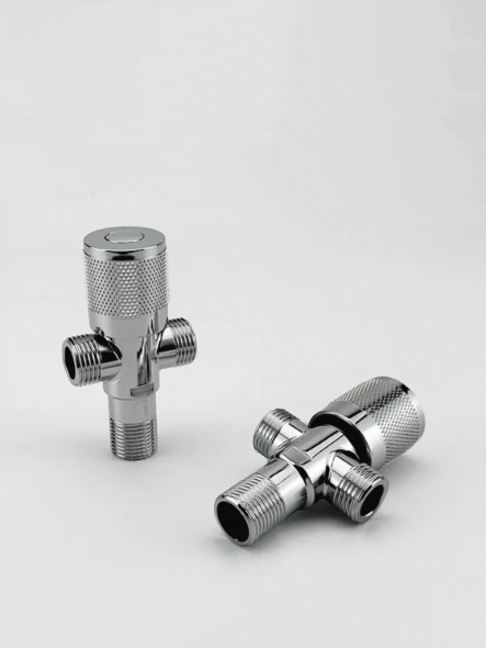Knob-Ụdị Knob-Outlet Ọkụ nkesa mmiri ụzọ atọ