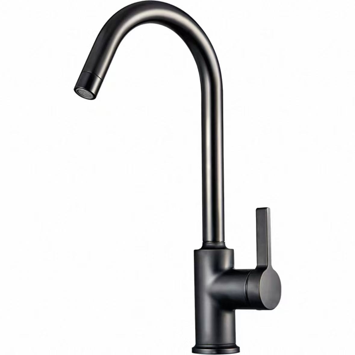 Faucet kichin na-ekpo ọkụ na oyi na-atụgharị
