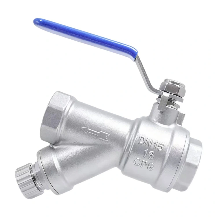 Strainer Blowdown Valve maka mmiri na igbapu