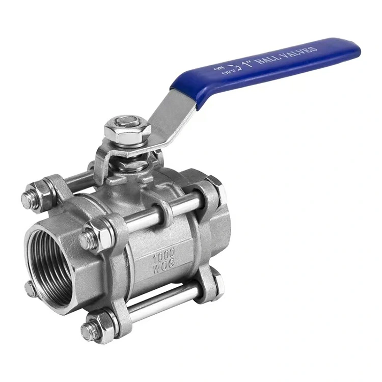 Valve bọọlụ akụkụ atọ maka ikpo ọkụ